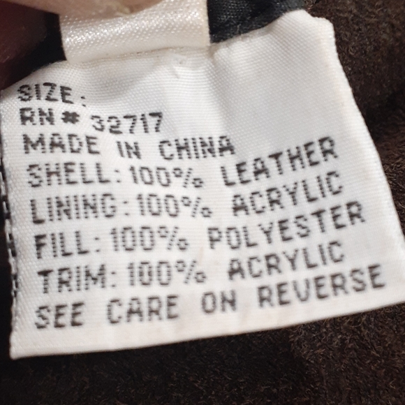 Vtg Joyce Leslie  faux fur leopard and leather reversible bomber  jacket size S - Picture 16 of 16